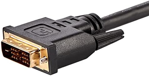 StarTech.com Кабел HDMI-DVI дължина от 6 фута (1,8 м), Дисплейный кабел DVI-D, HDMI (1920x1200p), 10 бр. Черни,