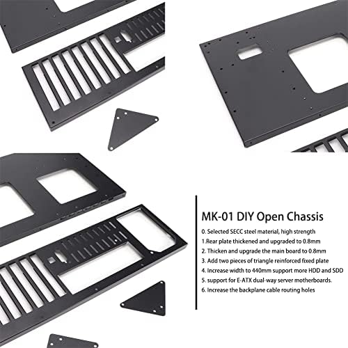 Корпус компютърни игри MK 01 Направи си сам - Часова рецепция с отворен корпус ATX дънна платка ATX/M-ATX /ITX,
