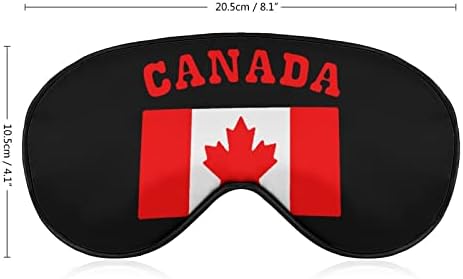 Най-забавната звезда Канадски Кленов Флаг Мека Маска За Сън Калъф за Очи за Сън С Превръзка на очите Идеално Блокира