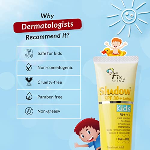 Лосион Malar Shadow Kids Spf 30+ Слънцезащитен крем за бебета, Подходящ за чувствителна кожа, Защита от широк