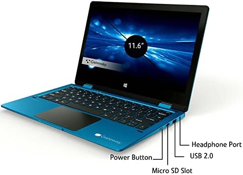 Най-новият лаптоп-трансформатор Портал с докосване на екрана 11,6 HD 2-в-1 синьо Intel N4020 4 GB оперативна памет,