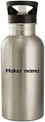 Финансирани Gifts Maker Mama - Градинска Бутилка за вода от Неръждаема Стомана, 20 грама, Бяла