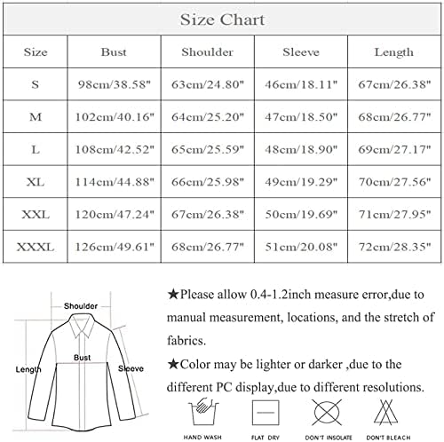 Дамски ризи NOKMOPO, елегантно облечен неофициално модна пролетно свободна ежедневни тениски с V-образно деколте и принтом джоб с дълъг ръкав, топ