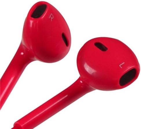 Стерео слушалки Mybat за високоговорител 3.5 мм, Червена 441