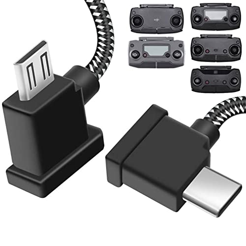 1 ПОДНОЖИЕТО Кабел за дистанционно управление на Micro-USB C за DJI Mavic Mini, Mini CABRIO, Mavic 2 Pro/Zoom, Mavic Air,