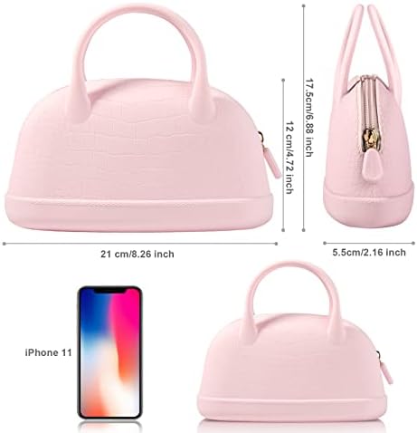 Силиконов калъф за грим Jionkon за жени: козметични чанти за пътуване, Модерна дамска Чанта във формата на миди за