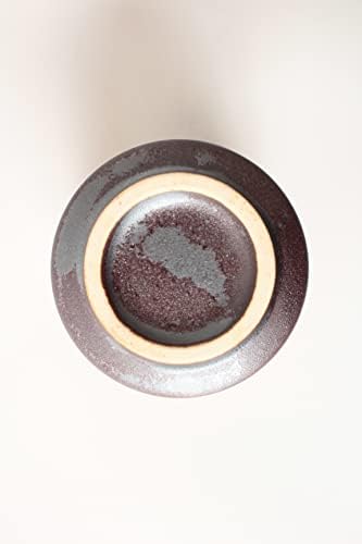 Mino фаянс Японска керамика Yunomi Chawan Tea Cup Кехлибар и червеникаво-кафяв на цвят произведено в Япония (внос от Япония) RSY031