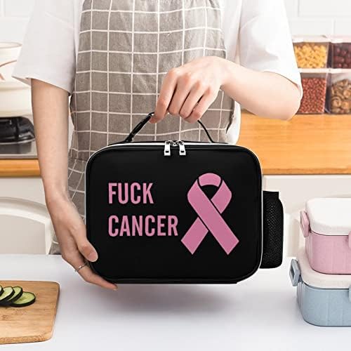 Трахните Рак На Гърдата Розовата Лента Чанта за Обяд Изолиран Обяд-Бокс Множество Чанта за Обяд за Работа