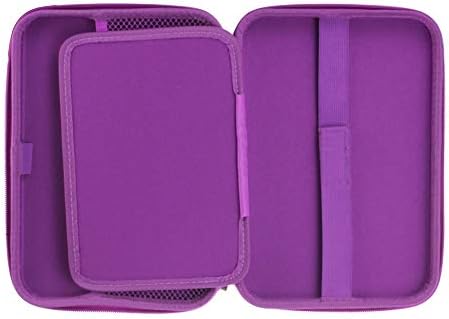 Navitech Purple Premium Пътен Твърд калъф за носене, чанта за носене-храст, който е Съвместим с VTech Secret Safe