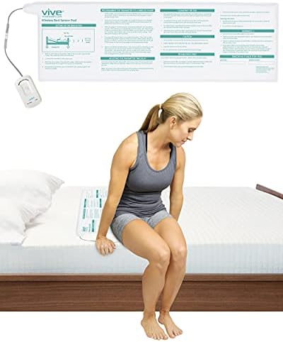 Безжична аларма за легла от Vive - Комплект датчици за движение за възрастни пациенти с деменция - Сензор налягане