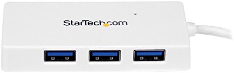 StarTech.com 4-портов хъб USB 3.0 - Многопортовый USB hub с вграден удлинителем USB 3.0 захранване кабел за вашия лаптоп