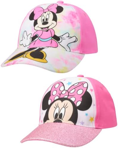 Бейзболна шапка на принцеса от 2 комплекти за момичета Disney: Мини Маус, Encanto Мирабел, Принцеса, Фэнси