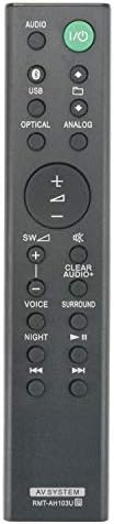 RMT-AH103U Замени Дистанционно Управление RMTAH103U подходящ за звуков панел Sony Звукова Панел Акустична Система HT-CT80