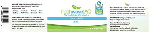 Търговска гел за премахване на миризми Fresh Wave IAQ, 16 течни унции | Опаковка от 6 броя | Абсорбери мирис за дома | По-сигурно