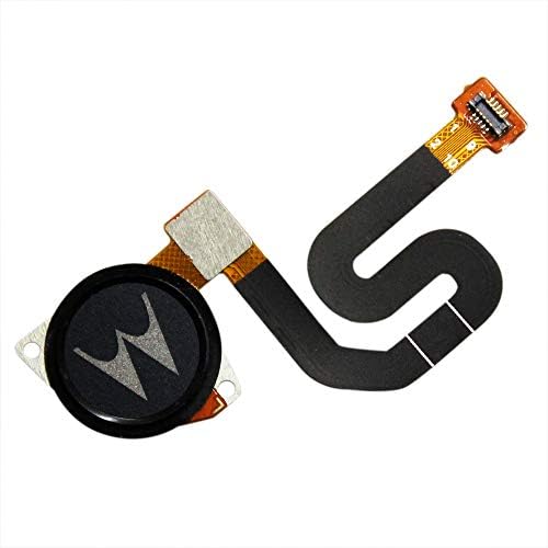 Подмяна на flex кабел GinTai Home Button за Пръстови отпечатъци за Motorola Moto G7 Power G7 Play XT1952 (черен)