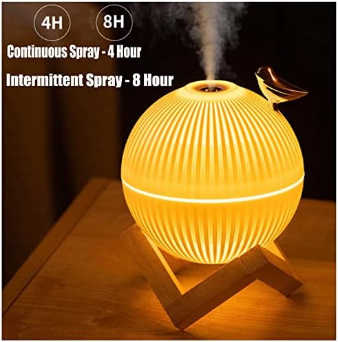 Лампа-Спрей LED 3D Овлажнител за въздух с Ночником, Овлажнител на Въздуха Нощна Лампа за Персонален Овлажнител за въздух с USB