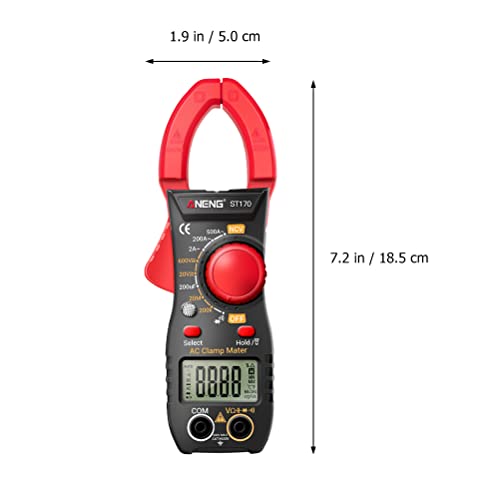 Wakauto Amp Meter 1 Комплект Цифрови Кърлежи Портативен Измерител На Мултицет Полезен Мултицет Измерител На Заряд На