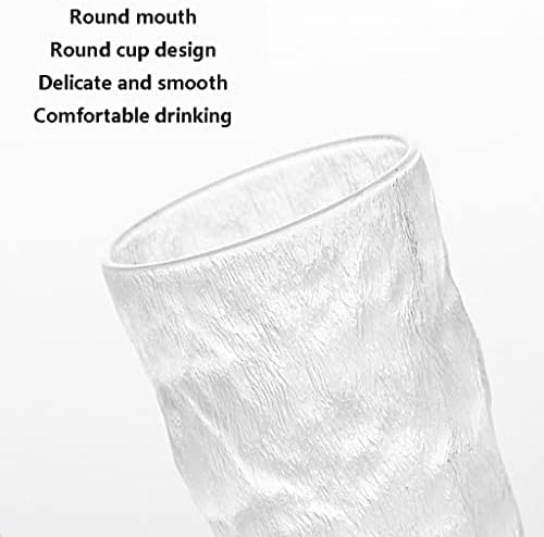 Стъклени Чаши Бира в японски стил, Една Чаша с Изображение на Ледника, Домакински Чаша За мляко, Прозрачна Чаша за Вода, Чаша