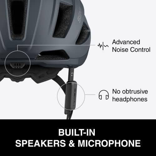 Умен велосипеден шлем Sena C1 с Bluetooth-интеркомом и възможност за свързване към смартфон за слушане на музика,