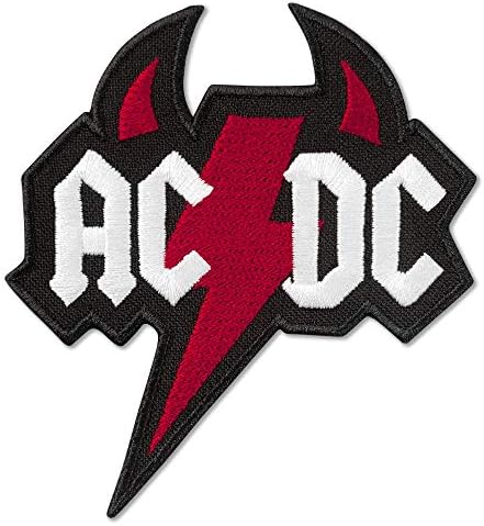 Музикалното рок група AC/DC Devil ' s Horns с бродирани нашивкой от желязо (3,1 x 3,3)