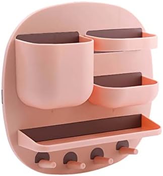 TODOZO Стенен Многосеточный Рафтове за съхранение с 4 Куки Класирането Кутия За Съхранение, с монтиран на стената