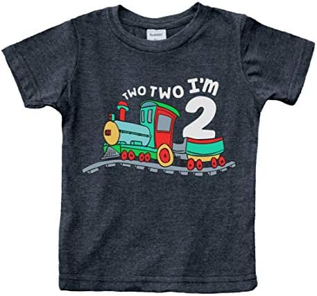 Необичайно Момче, ризата на 2-ри Рожден Ден, момче, Чугга, Чугга, Два, Два Влака, ми Две години, Втория рожден