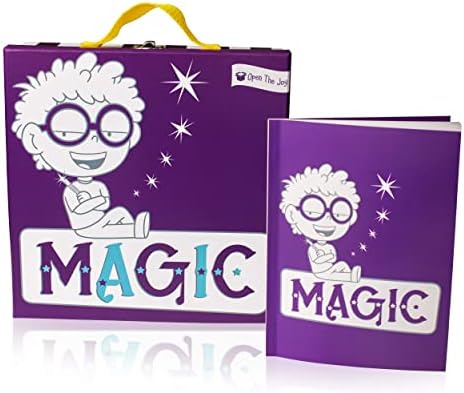 Отворете комплект Joy Magic Activity Kit - Фокуси за начинаещи - най-Добрият Магически комплект с Магическа пръчка, Карточными съсредоточава, Взрывающимися на кубчета, Магич?