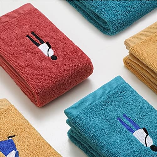 KLHHG Кърпи от чист памук, 3 опаковки За измиване на лице в Домакинството на Женските и мъжките Тънки Абсорбиращи кърпи за двойки (Цвят: A, размер: 75x35 см)