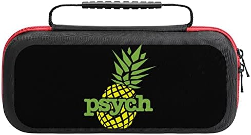 Калъф за носене Psych Pineapple за Ключа, Преносима Чанта За Съхранение на Твърд Калъф за Аксесоари и Игри