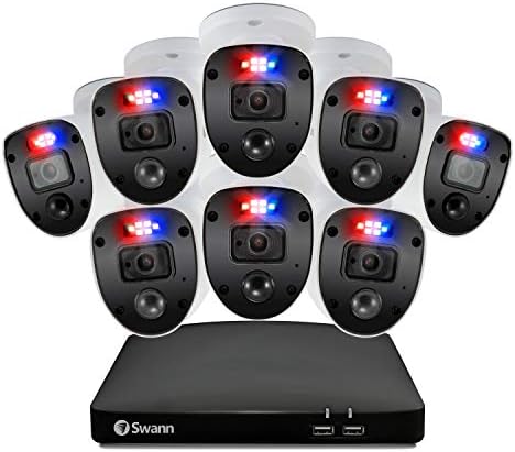 Система за видеонаблюдение Swann Home DVR Enforcer™ устройство с твърд диск с капацитет 1 TB, 8-канален камера 8, на