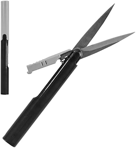 Преносими Пътни Ножици под формата на перочинного нож BambooMN - въглен - 1 чифт
