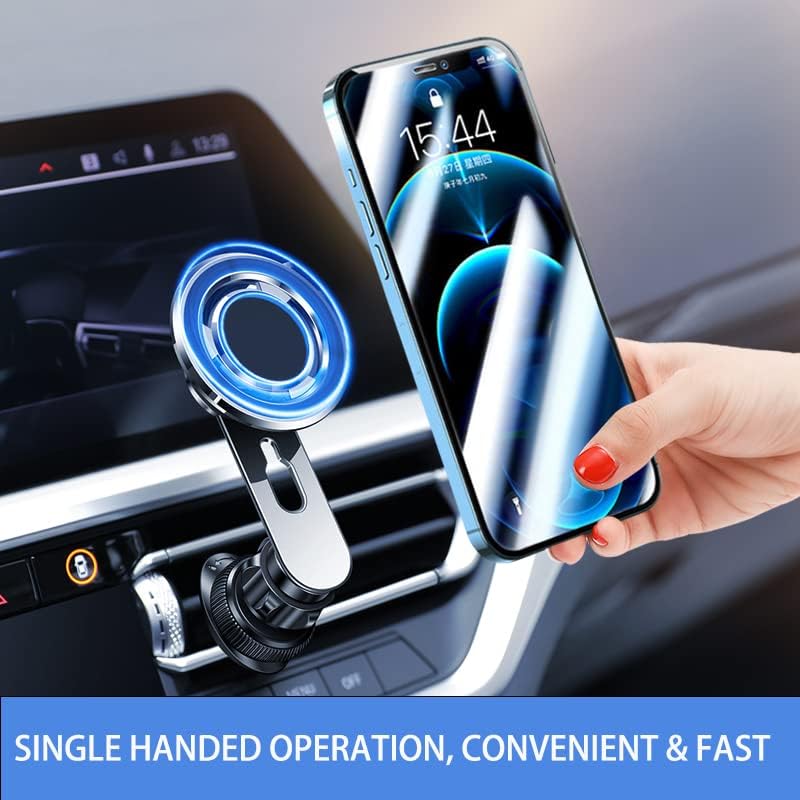 Държач за автомобилен закрепване MagSafe [42 най-силните магнит] Магнитен държач за мобилен телефон с вентиляционным отвор за кола [Лесен за употреба] за Определяне на т