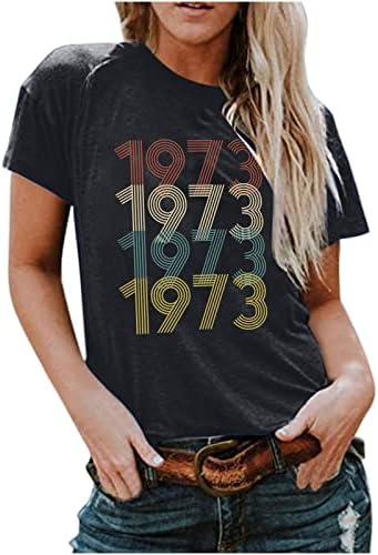 Подарък Риза на 60-ия Рожден ден на Жените-Реколта Оригинални елементи от 1963 Г., Върхове С Принтом Семки, Ретро Блуза с