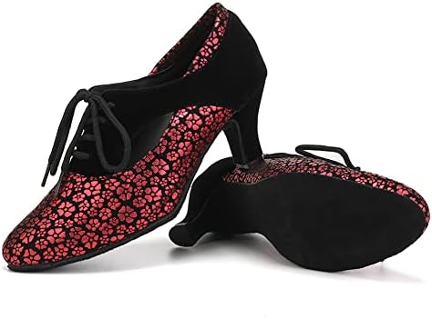 Женски обувки За Танци балната зала HROYL дантела За практикуване на Латиноамериканска Салса, YCL318