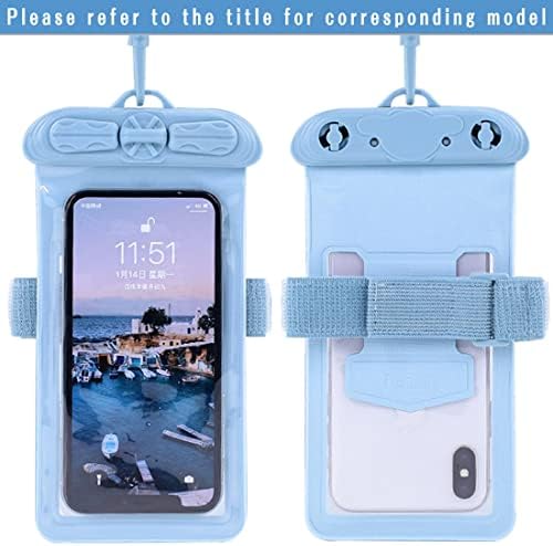 Калъф за телефон Vaxson, Съвместим с водоустойчив калъф OnePlus 9R Dry Bag [Без защитно фолио за екрана] Син