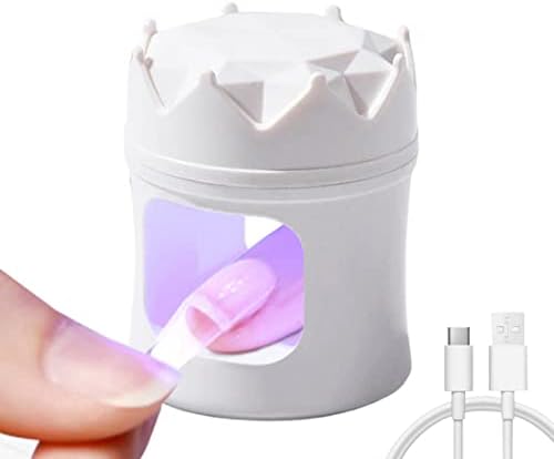 MDYNI Мини Лампа за Нокти 18 Watt UV/Led Сушилня за Нокти Преносими Лампи за Гел за нокти с USB-кабел Бързосъхнеща Лампа за