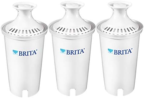 Филтър за вода Brita Stream, Заменяеми Филтър за вода Stream Pitcher, Не съдържа BPA, 3 Референтна рамка, Сив и Стандартен