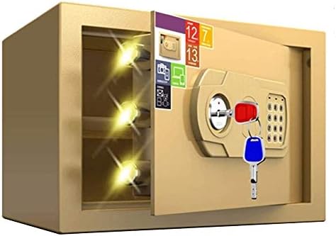Големият електронен цифров сейф WXBDD за домашна сигурност на бижута-имитация на заключване на сейфа (цвят: E)
