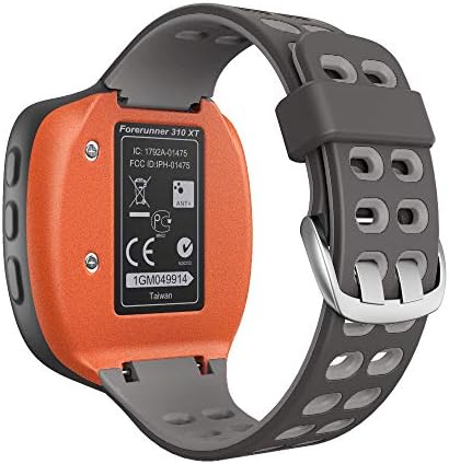 Сменяеми каишки за часовници WIIKAI, съвместими с каишка за часовник Garmin Forerunner 310XT.(Синкаво-сиво, Светло