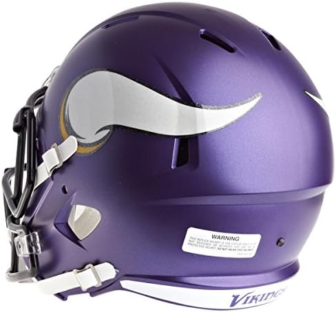 Пълен размер Копие на Скоростно шлем NFL Minnesota Vikings Riddell, Среден, Лилаво, Един размер