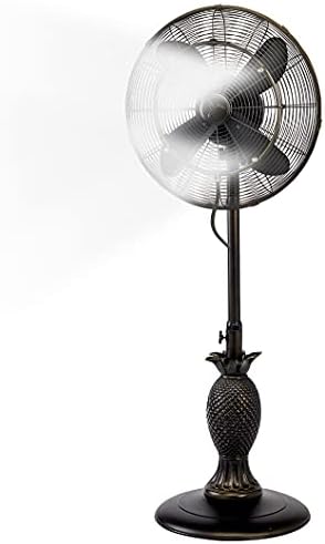 Вентилатор на стойка DecoBREEZE, 3 Платна Осцилиращ на Вентилатора с Регулируема височина, на тераса, Античен Вентилатор,