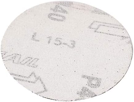 X-DREE 3-инчов Диаметър 40 Grit Abrasive Sanding Paper Disc Flocking Sandpaper 25pcs(Disco de papel abrasivo