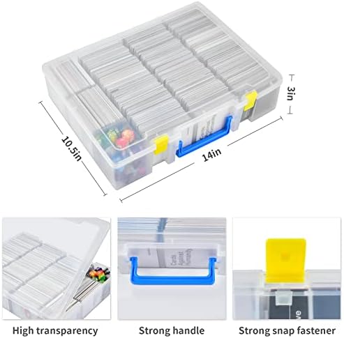 Чанта-Органайзер за съхранение на батерии Xuerdon, Двустранен, Кутия за съхранение на търговски Картички, 2300+