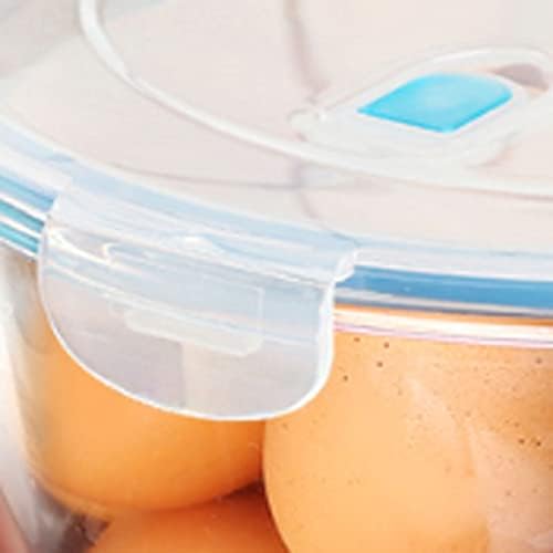 LAKIKAbdh Bento Box Стъклени Съдове за съхранение на храна с капак, Може да се използва в кухнята, за разходки, Може да се използва като кутия за Бэнто