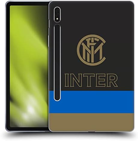 Дизайн на своята практика Официално Лицензиран Inter Milan Stripes Graphics Мек Гелевый калъф е Съвместим с Samsung Galaxy