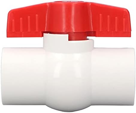 LiebeWH 5 бр. Сферичен Кран PVC Пластмасов Маркуч Сферичен Кран с Клапан за доставка на Вода Превключвател на Тръбата Быстроразъемные Фитинги (25 мм)