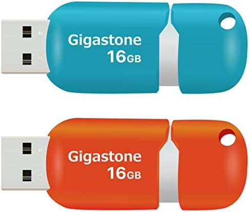Gigastone V10 16GB 2-Pack USB 2.0 Флаш памет Флаш памет Memory Stick Флаш памет, Без капака, Прибиращи дизайн