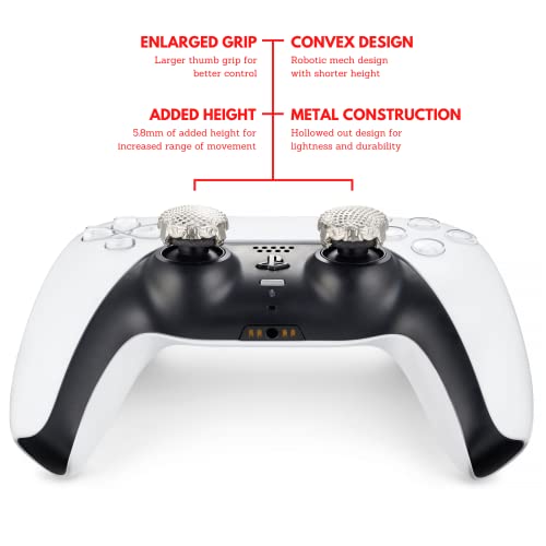 Дръжки за палеца за контролери PS4 и PS5 | WarriorGripz Big Мех Design