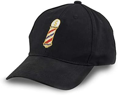 Бейзболна шапка с бродирани логото на BarberMate® Barber Flexfit Един размер е Подходящ за повечето