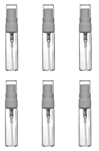Riverrun Комплект от 6 Пулверизатори за парфюми / Парфюм за Пътуване / Чанти, Празна Стъклена Бутилка за Еднократна